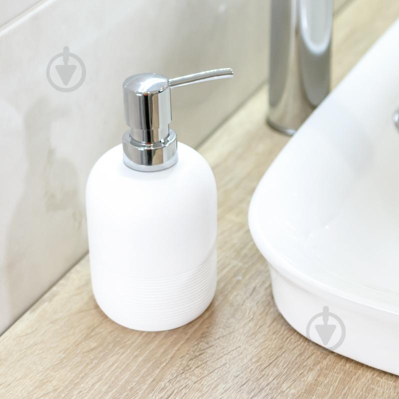 Дозатор для рідкого мила MVM Boston BA-04 WHITE - фото 6