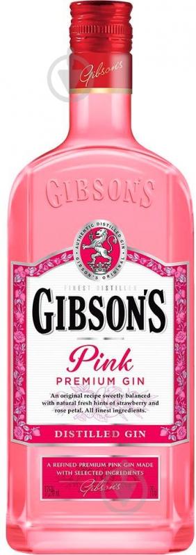Джин Gibson's Pink 37.5% 0,7 л - фото 1 Джин Gibson's Pink 37.5% 0,7 л - фото 1