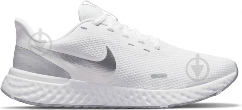 Кроссовки женские летние Nike Revolution 5 BQ3207-100 р.40 белые - фото 1