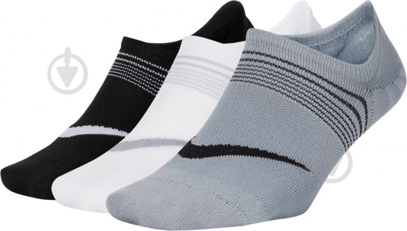 Носки Nike W EVERYDAY PLUS LTWT FOOT SX5277-989 р.M серый/черный/белый 3 шт. - фото 1 Носки Nike W EVERYDAY PLUS LTWT FOOT SX5277-989 р.M серый/черный/белый 3 шт. - фото 1