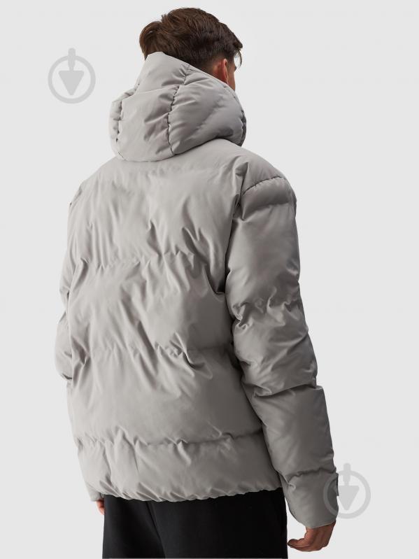 Пуховик чоловічий зимовий 4F DOWN JACKET M479 4FWAW24TDJAM479-25S р.2XL сірий - фото 2