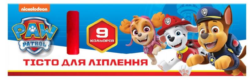 Набор для лепки Paw Patrol с 9 цветов по 15 г 123004 - фото 1