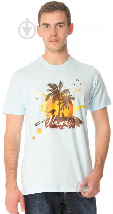 Футболка чоловіча James Harvest American T 2134011510/3 р.XXL блакитний - фото 1