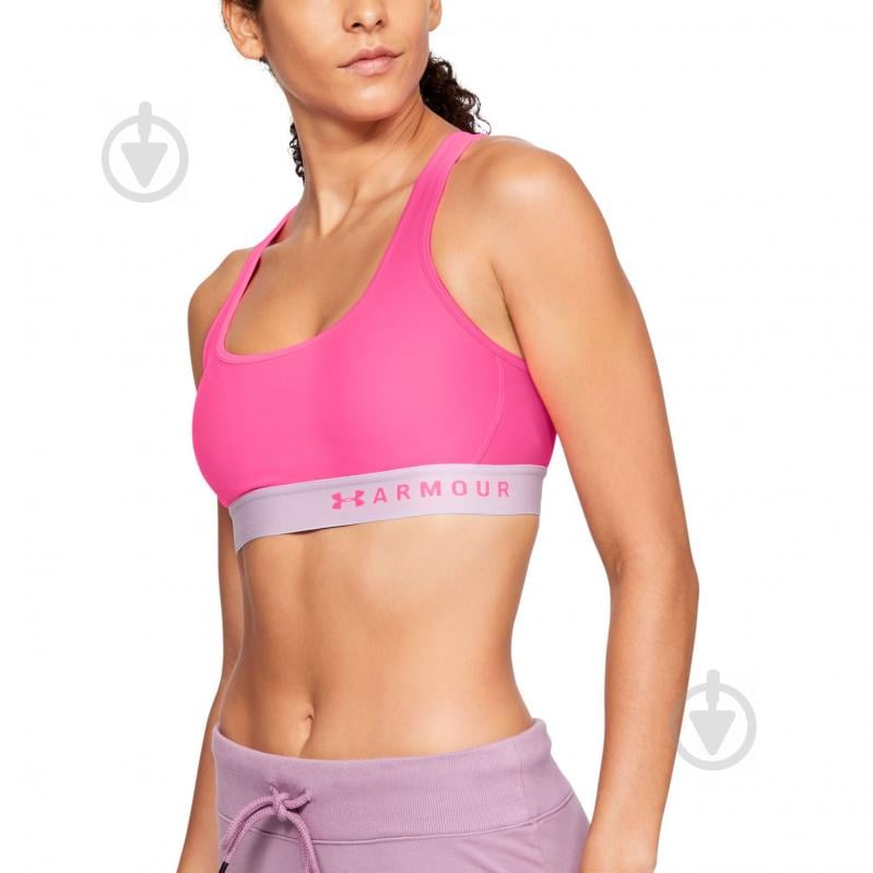 Бра Under Armour Armour Mid Crossback Bra 1307200-641 р.L рожевий - фото 3