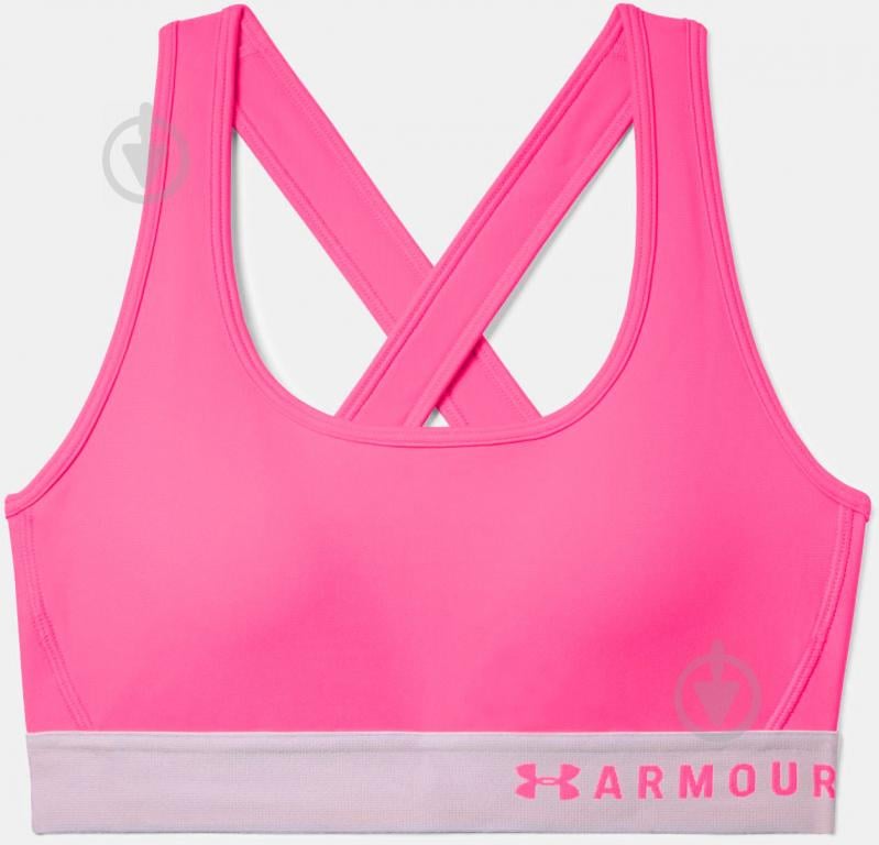 Бра Under Armour Armour Mid Crossback Bra 1307200-641 р.L рожевий - фото 1