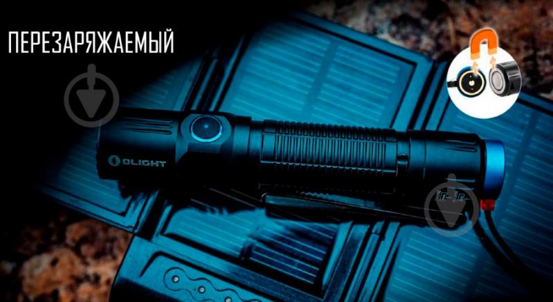 Ліхтарик Olight M2R Warrior тактичний чорний - фото 8