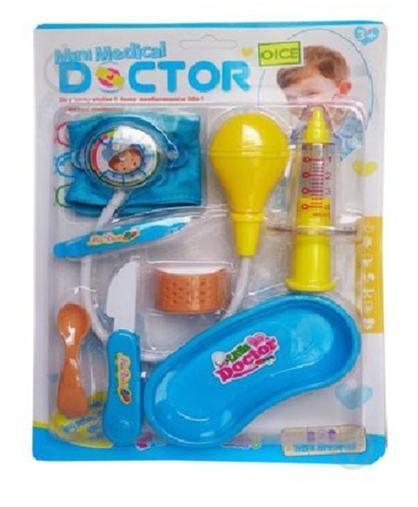 Набор доктора игрушечный 8009D 6 предметов - фото 1 Набор доктора игрушечный 8009D 6 предметов - фото 1