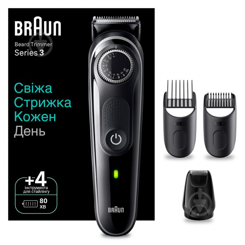 Тример Braun Beard Trimmer Series 3 BT3440 - фото 1