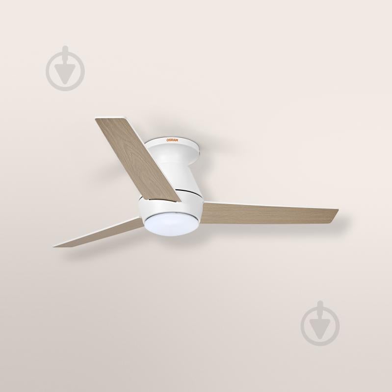 Люстра-вентилятор Osram Ceiling RGB DIM 18 Вт білий/дерево FAN NORDES - фото 14