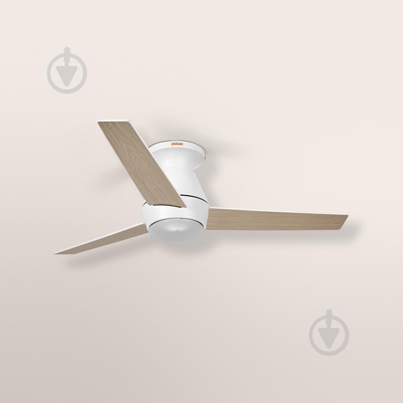 Люстра-вентилятор Osram Ceiling RGB DIM 18 Вт білий/дерево FAN NORDES - фото 10