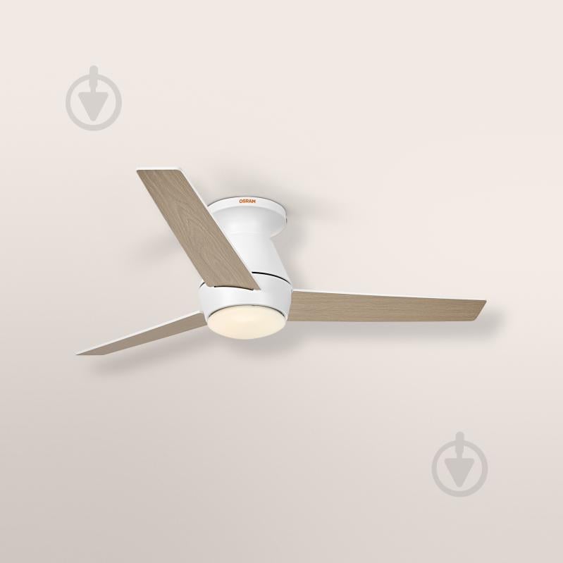 Люстра-вентилятор Osram Ceiling RGB DIM 18 Вт білий/дерево FAN NORDES - фото 12