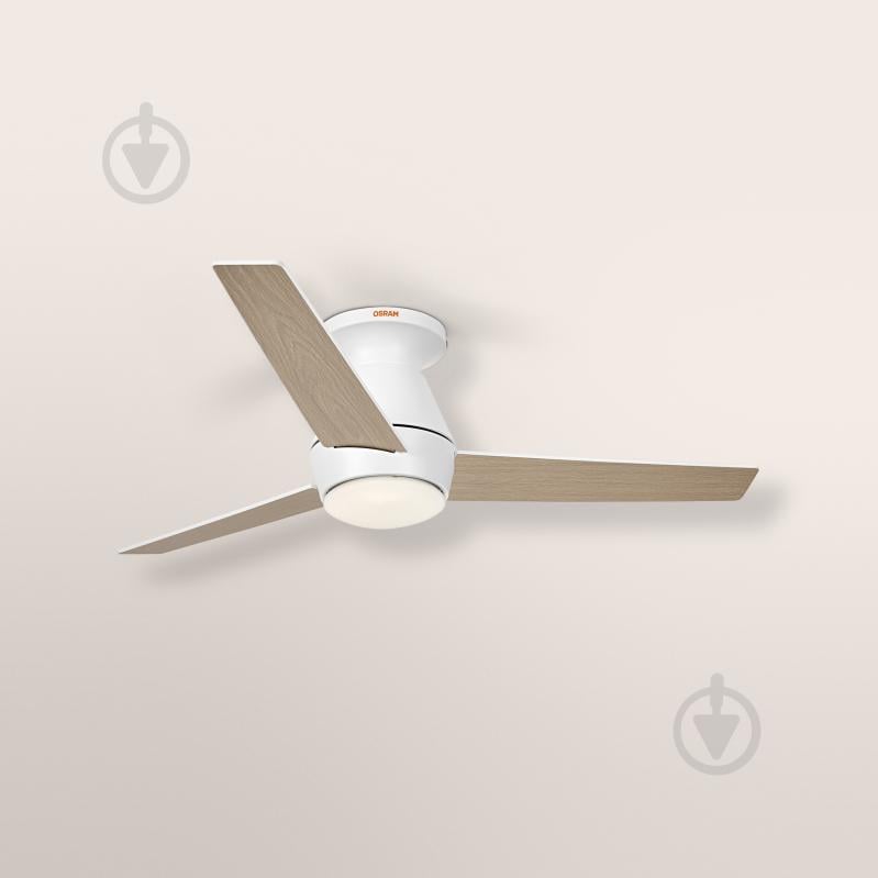 Люстра-вентилятор Osram Ceiling RGB DIM 18 Вт білий/дерево FAN NORDES - фото 13