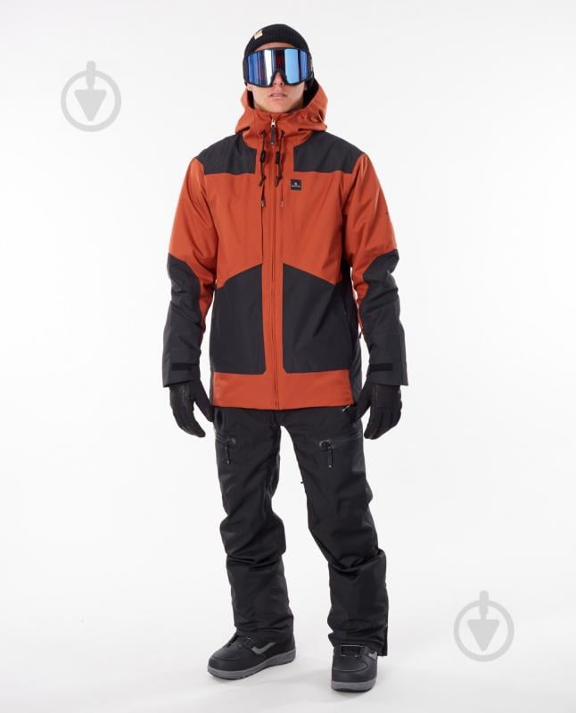 Куртка мужская зимняя Rip Curl POW SEARCH SNOW JACKET SCJDT4-9665 р.S коричневая - фото 5