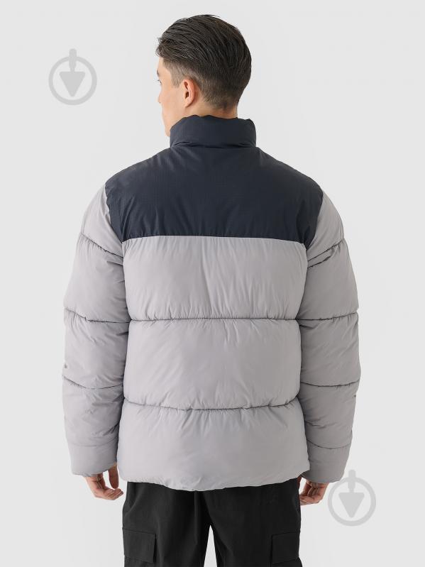 Пуховик мужской зимний 4F DOWN JACKET M485 4FWAW24TDJAM485-25S р.2XL серый - фото 2