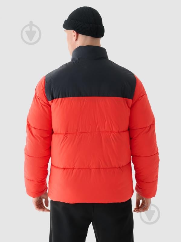 Пуховик чоловічий зимовий 4F DOWN JACKET M485 4FWAW24TDJAM485-62S р.2XL червоний - фото 5