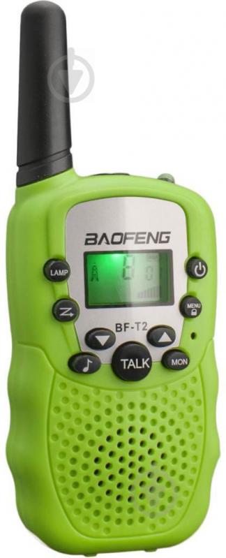 Рація Baofeng портативна MiNi BF-T2 PMR446 Green (MiNiBFT2_G) - фото 2