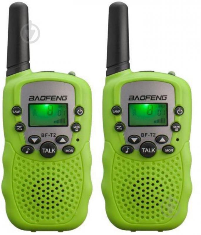 Рація Baofeng портативна MiNi BF-T2 PMR446 Green (MiNiBFT2_G) - фото 1