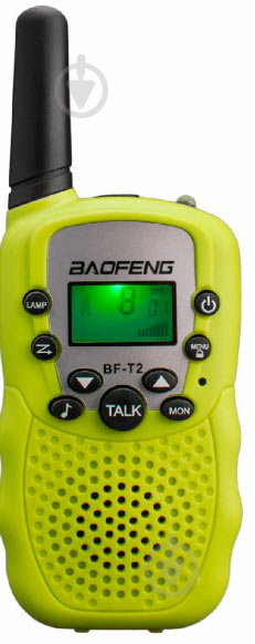 Рація Baofeng портативна MiNi BF-T2 PMR446 2шт Yellow - фото 4