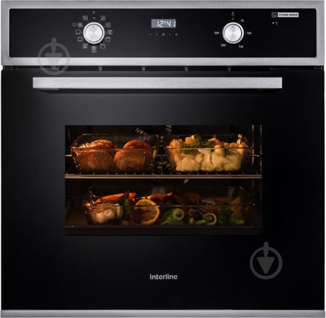 Комплект вбудовуваної техніки Interline духова шафа OES 543 ECC XA + варильна поверхня HGS 763 FGT XM FLAME - фото 28 Комплект вбудовуваної техніки Interline духова шафа OES 543 ECC XA + варильна поверхня HGS 763 FGT XM FLAME - фото 28