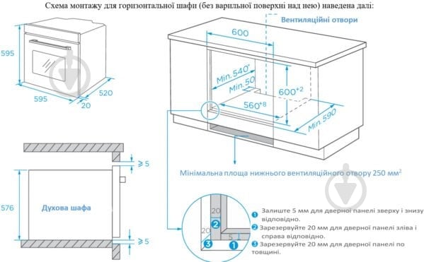 Комплект встраиваемой техники Interline духовой шкаф OEG 581 ECR BA + варочная поверхность HHV 566 SZP BA - фото 15 Комплект встраиваемой техники Interline духовой шкаф OEG 581 ECR BA + варочная поверхность HHV 566 SZP BA - фото 15