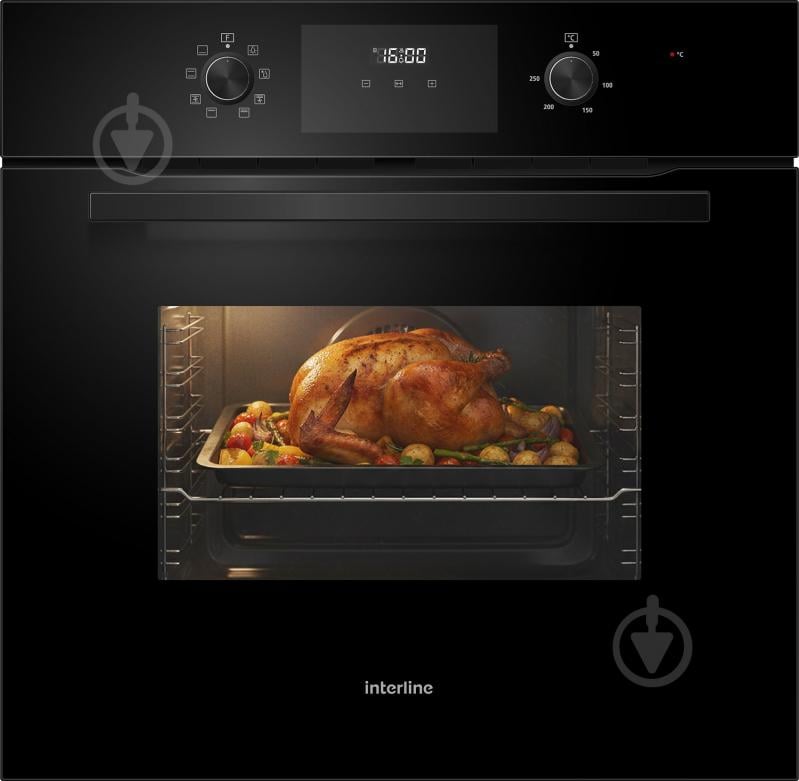 Комплект встраиваемой техники Interline духовой шкаф OEG 581 ECR BA + варочная поверхность HHV 566 SZP BA - фото 9 Комплект встраиваемой техники Interline духовой шкаф OEG 581 ECR BA + варочная поверхность HHV 566 SZP BA - фото 9