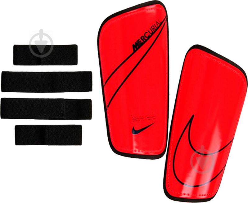 Щитки футбольные Nike Mercurial Hardshell р. L черный SP2128-644 - фото 1