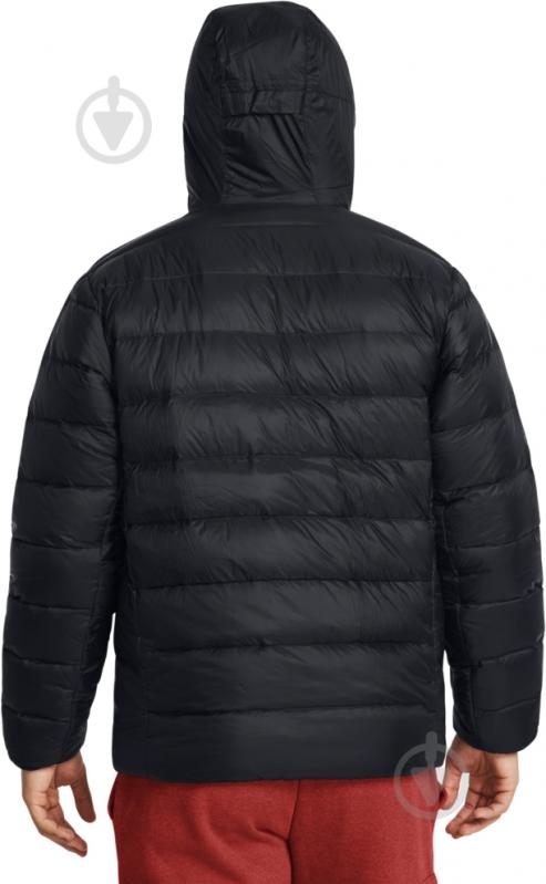 Пуховик чоловічий зимовий Under Armour LEGEND DOWN HOODED JACKET 1385837-001 р.2XL черный - фото 2