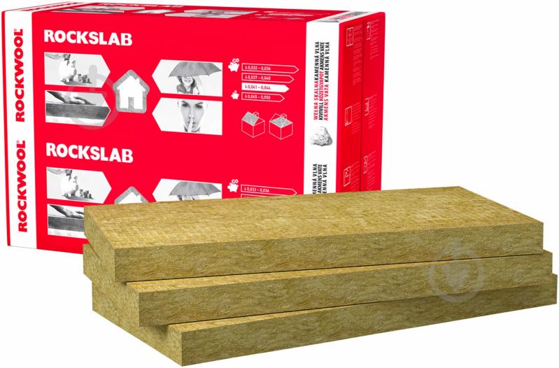 Базальтова вата ROCKWOOL RockSlab 50 мм 10,98 кв.м - фото 1