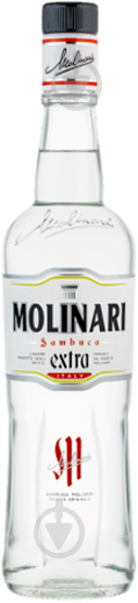 Ликер Molinari Sambuca Extra 40% (8002095100001) 0,7 л - фото 1