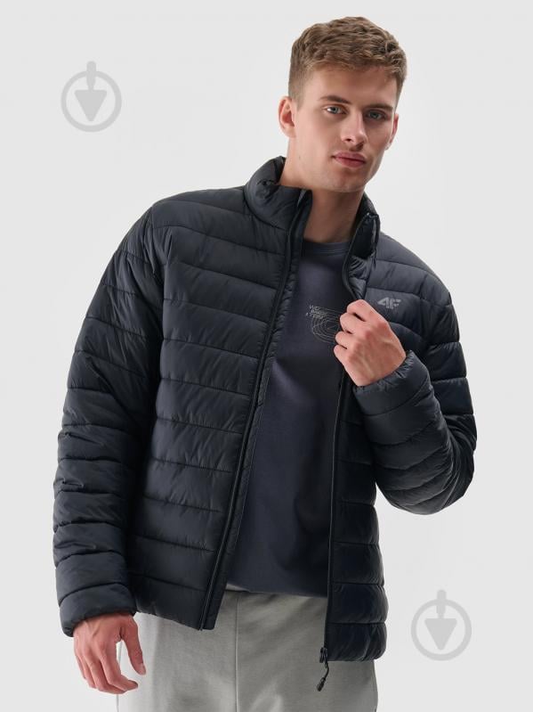 Куртка мужская демисезонная 4F DOWN JACKET M483 4FWAW24TDJAM483-20S р.2XL черная - фото 3