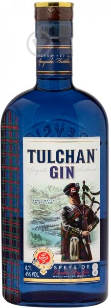 Джин Tulchan London Dry 45% 0,7 л - фото 1