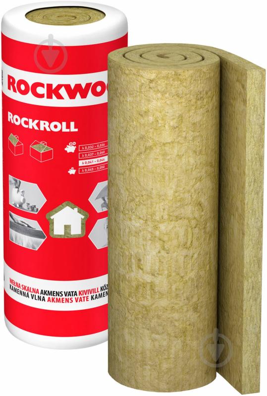 Базальтова вата ROCKWOOL RockRoll 150 мм 3,5 кв.м - фото 1