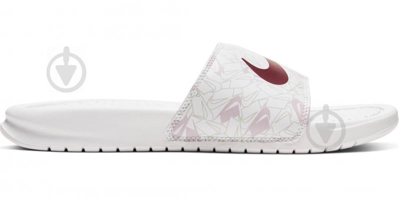 Шльопанці Nike BENASSI JDI PRINT 618919-117 р.36,5 білий - фото 1