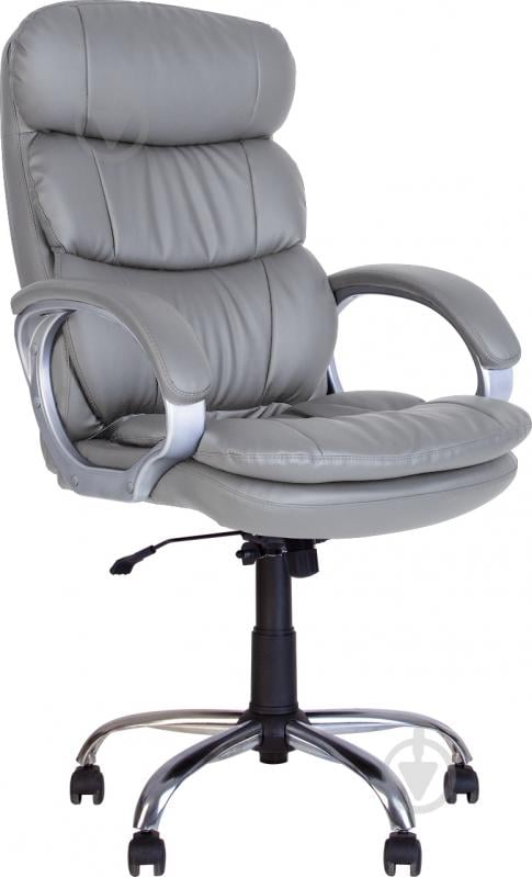 Крісло Nowy Styl DOLCE ANYFIX CHR68 ECO70 сірий - фото 1