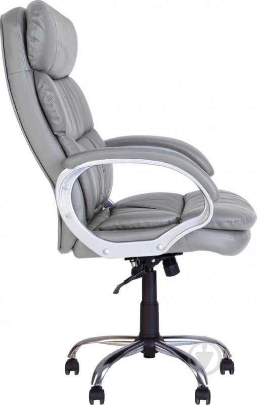 Крісло Nowy Styl DOLCE ANYFIX CHR68 ECO70 сірий - фото 3