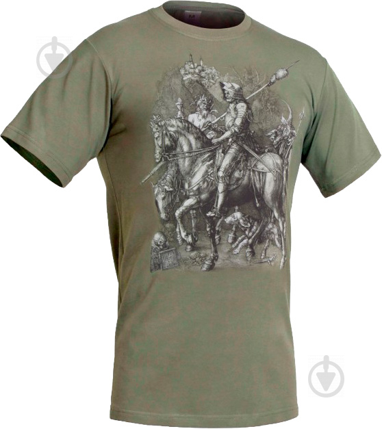 Футболка P1G Лицар, смерть і диявол UA281-29891-OD-KT р. XXL [1270] Olive Drab - фото 1