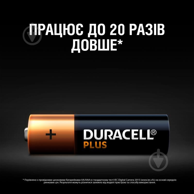 Батарейки Duracell Plus LR06 AA (R6, 316) 6 шт. - фото 3