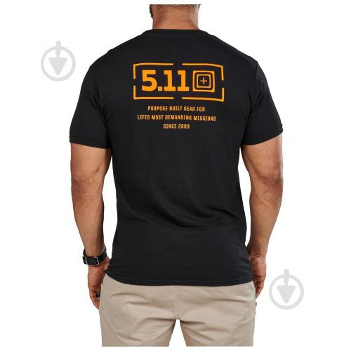 Футболка 5.11 Tactical MISSION TEE 2.0 41195UM-019 р.XXL [1149] Combat Black - фото 1