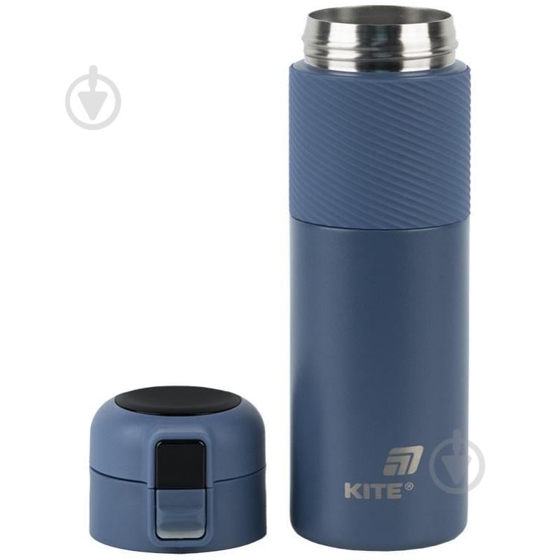 Термос KITE с термодатчиком 450 мл синий K25-1227-2 - фото 4 Термос KITE с термодатчиком 450 мл синий K25-1227-2 - фото 4