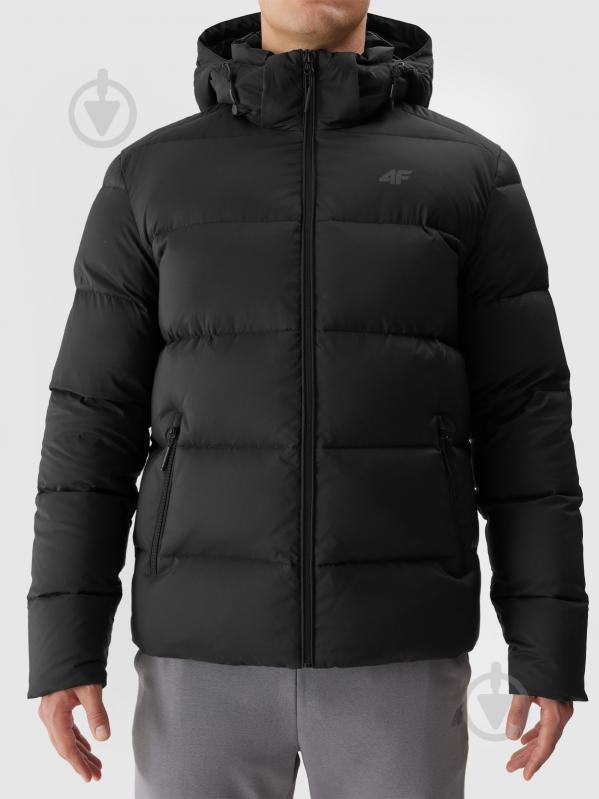 Пуховик чоловічий зимовий 4F DOWN JACKET M513 4FWAW24TDJAM513-20S р.2XL чорний - фото 11