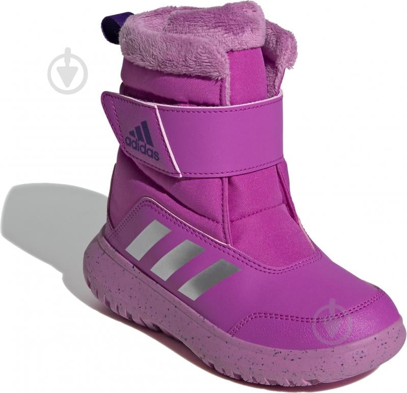 Черевики Adidas WINTERPLAY C IE8673 р.31,5 фіолетовий - фото 3