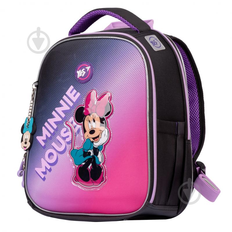 Рюкзак каркасный YES Minnie Mouse H-100 Minnie Mouse черно-розовый - фото 2