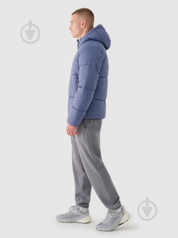 Пуховик чоловічий зимовий 4F DOWN JACKET M480 4FWAW24TDJAM480-32S р.3XL синій - фото 8 Пуховик чоловічий зимовий 4F DOWN JACKET M480 4FWAW24TDJAM480-32S р.3XL синій - фото 8