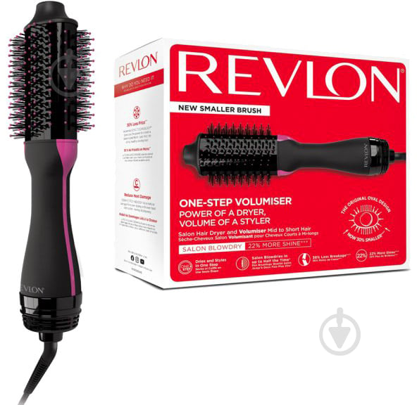 Фен-щітка Revlon Salon One-Step для короткого волосся RVDR5282UKE - фото 4