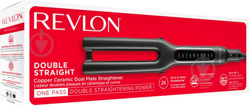 Выпрямитель для волос Revlon двойной One-Step double straight (RVST2204E) - фото 6