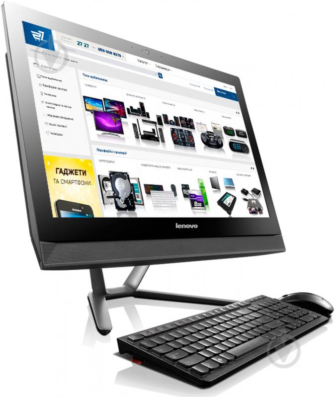 Моноблок LENOVO C50-30 23" (F0B100P4UA) black - фото 3