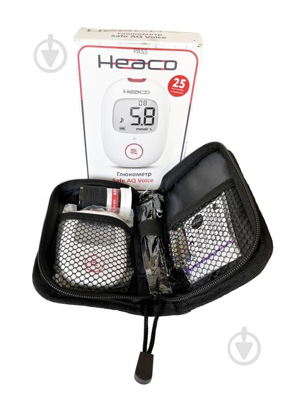 Глюкометр Heaco Safe AQ Voice - фото 2 Глюкометр Heaco Safe AQ Voice - фото 2