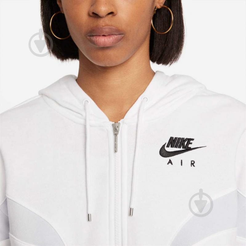 Толстовка Nike W NSW AIR FLC GX FZ HOODIE DD5447-100 р. OS белый - фото 4