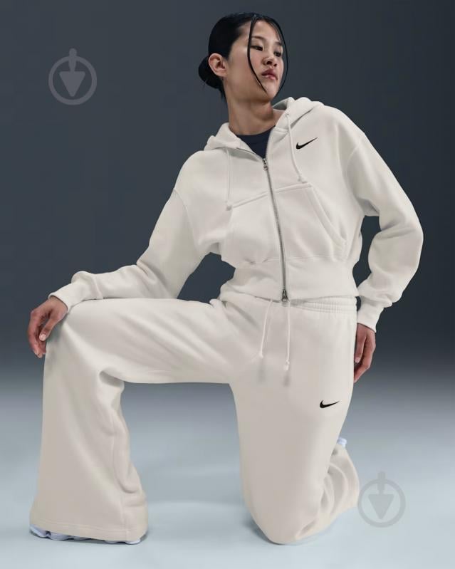 Штани Nike W NSW PHNX FLC HR PANT WIDE 2 IH1011-133 р. XS білий - фото 5