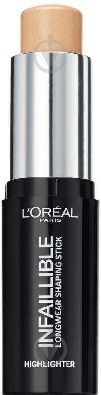 Хайлайтер L'Oreal Paris Infallible Stobe Highlight Stick 502 Gold Is Cold 9 г - фото 1